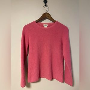 𝐋.𝐋 𝐁𝐞𝐚𝐧- Vintage Rose Cashmere Crewneck